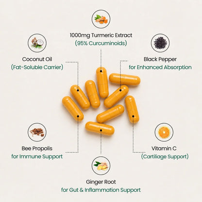 Turmeric Curcumin Capsules (1000mg)